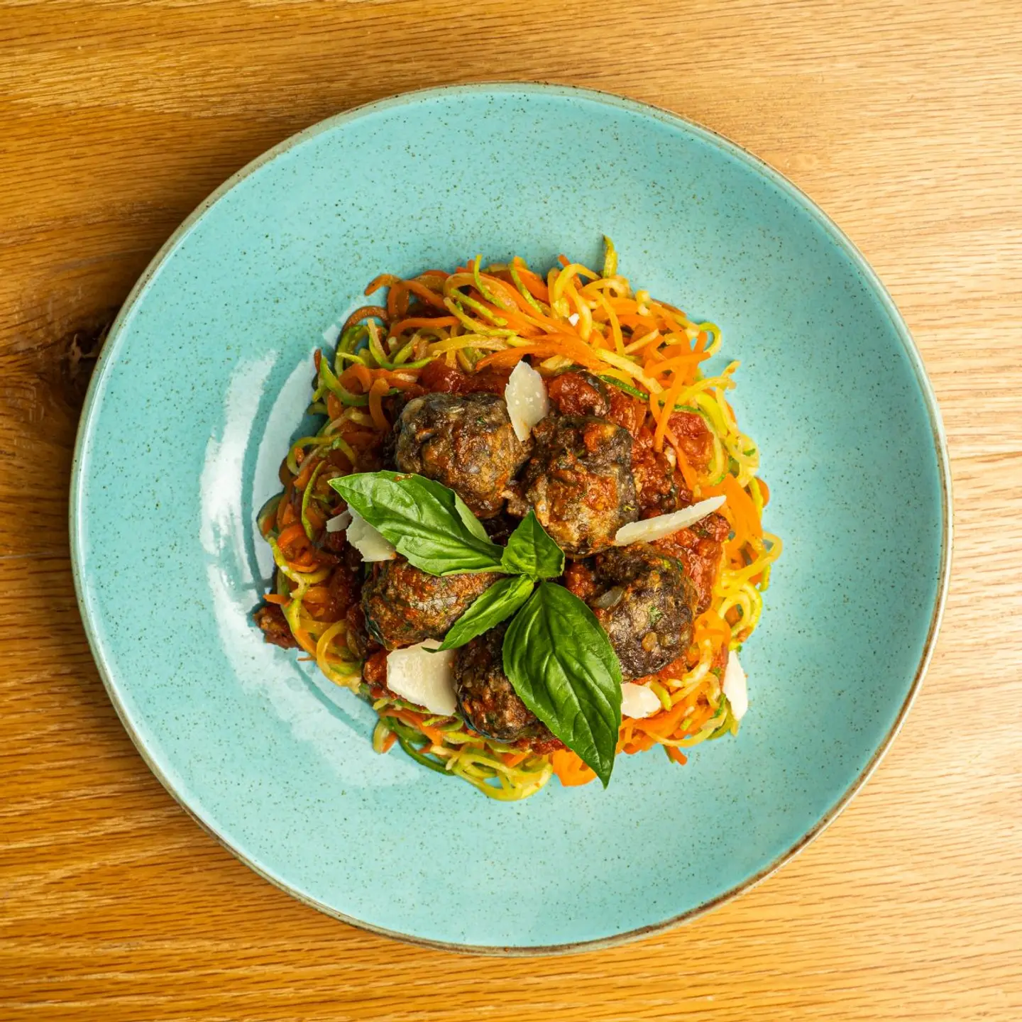 Keto Meatballs With Zoodles