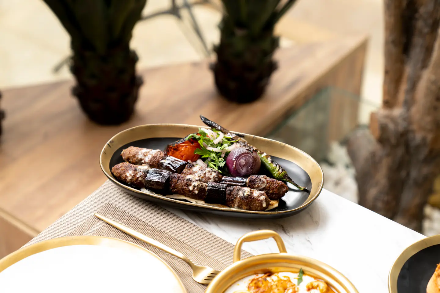 كباب بالباذنجان