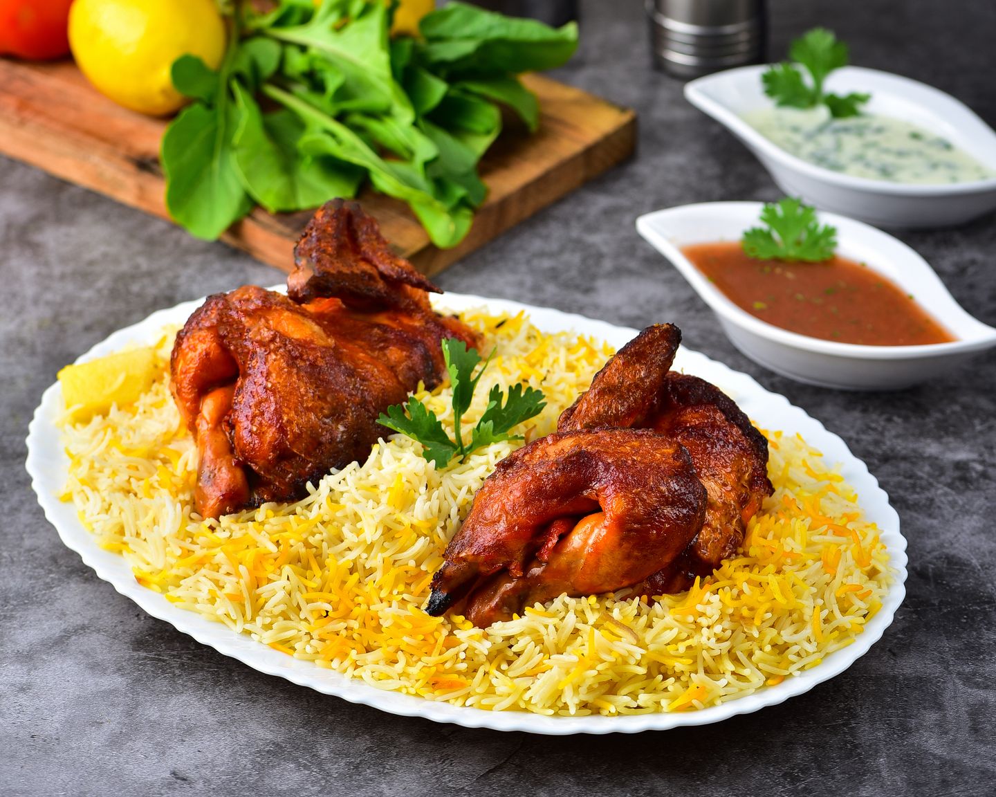 حبة دجاج شواية مع أرز