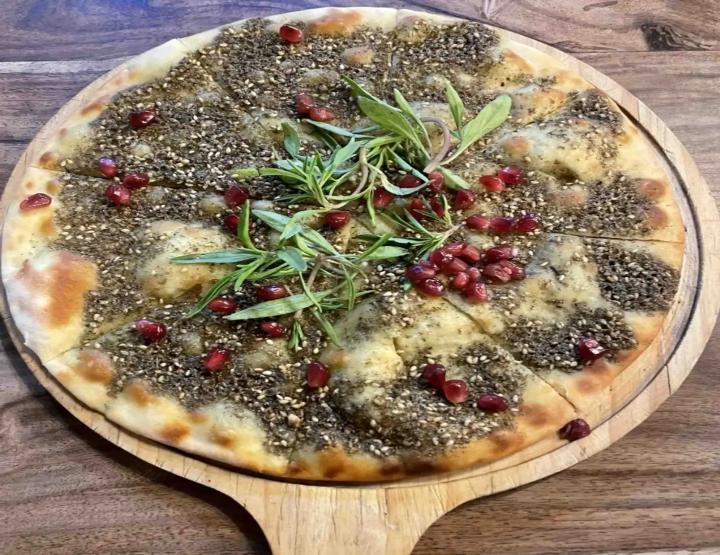 Labneh Pizza With Wild Thyme
