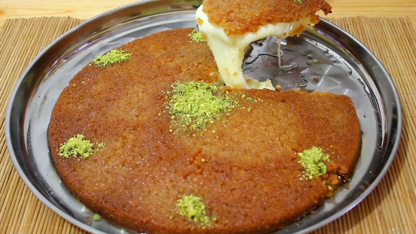 كنافة بالقشطة