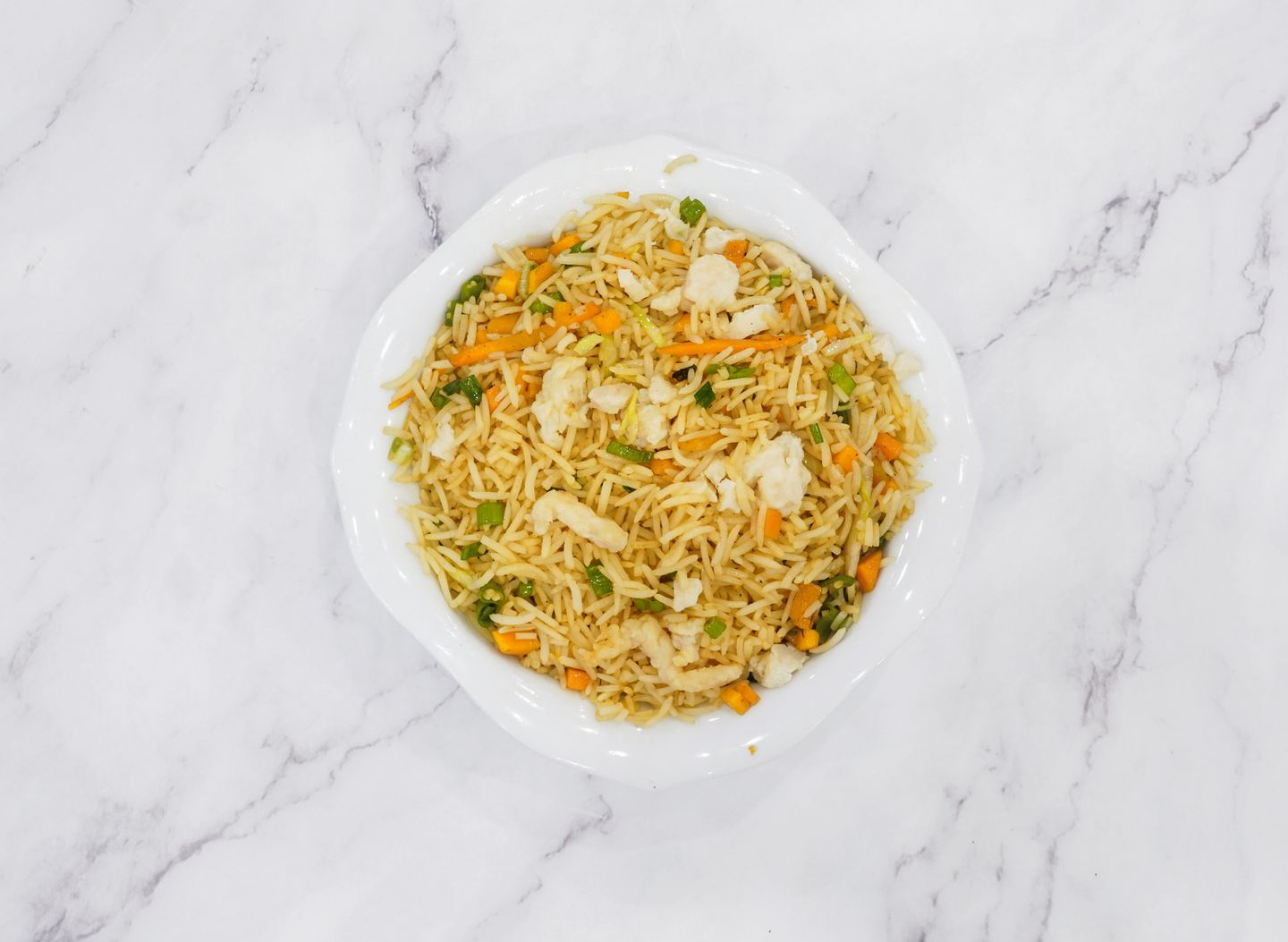 Rice With Fried Vegetables