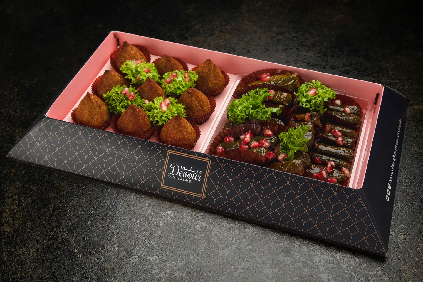 Box Devour Mix ,Kubba,Vine Leaves