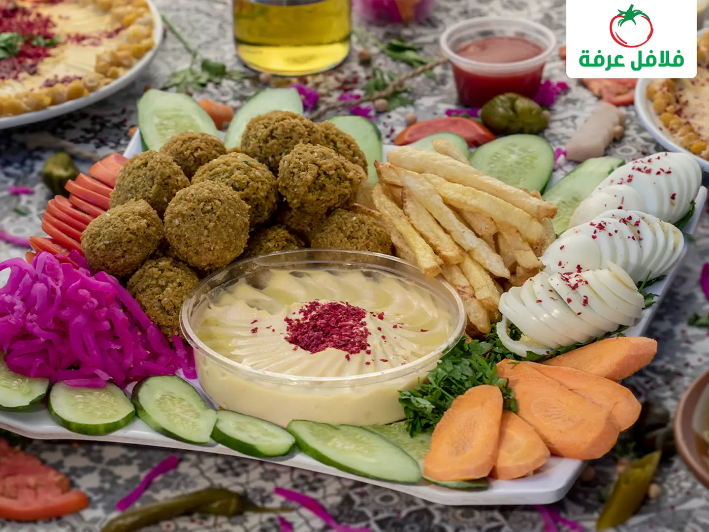 صحن مشكل كبير