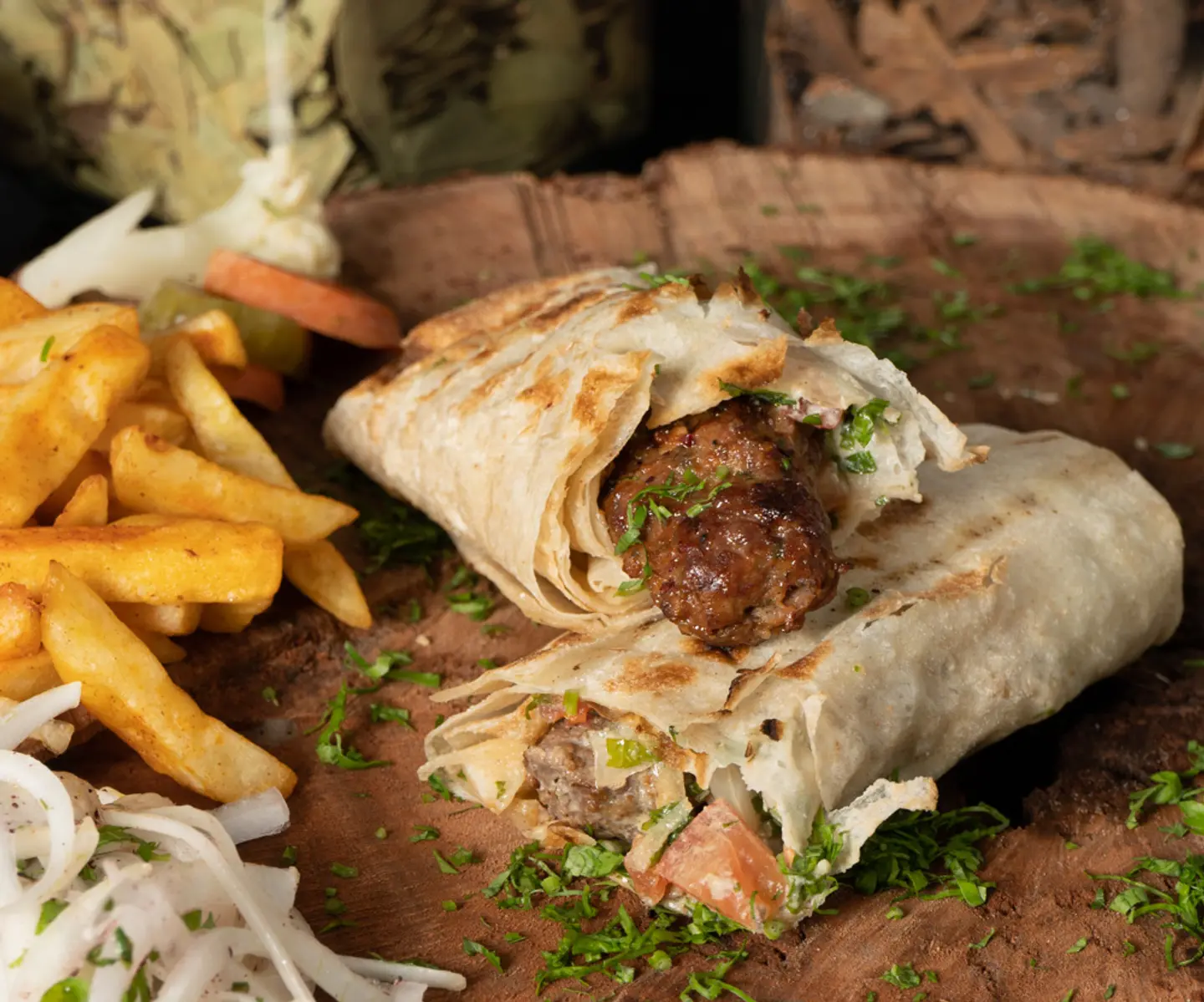 Meat Kabab Sandwich