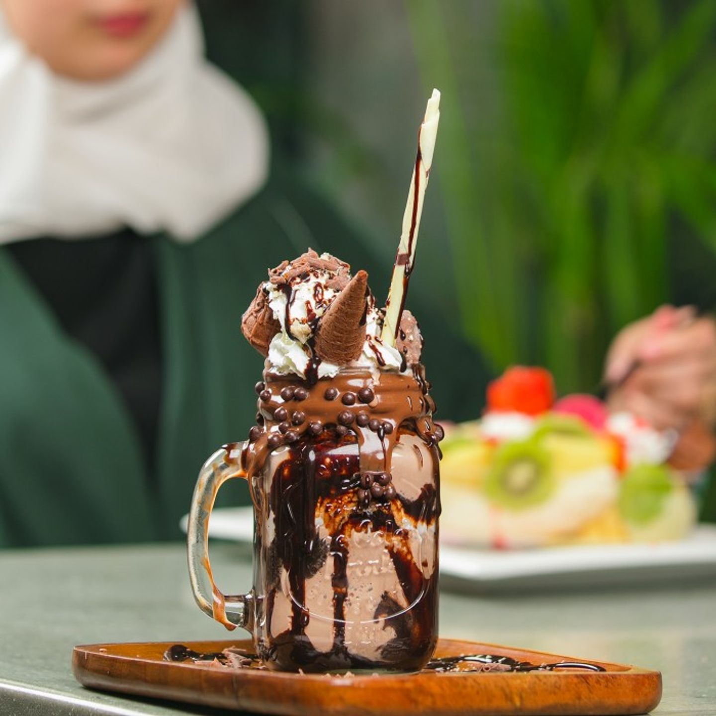 ميلك شيك نوتيلا وفيريرو روشيه