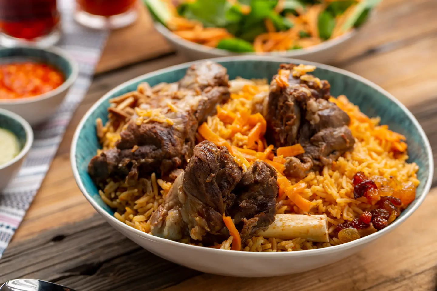 Meat With Oguri Rice