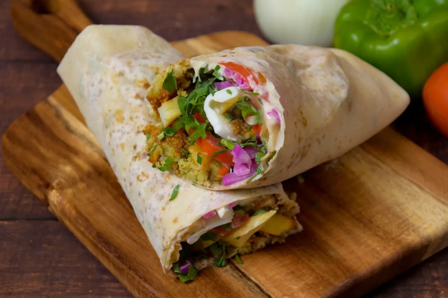 Falafel Sandwich With Cheese