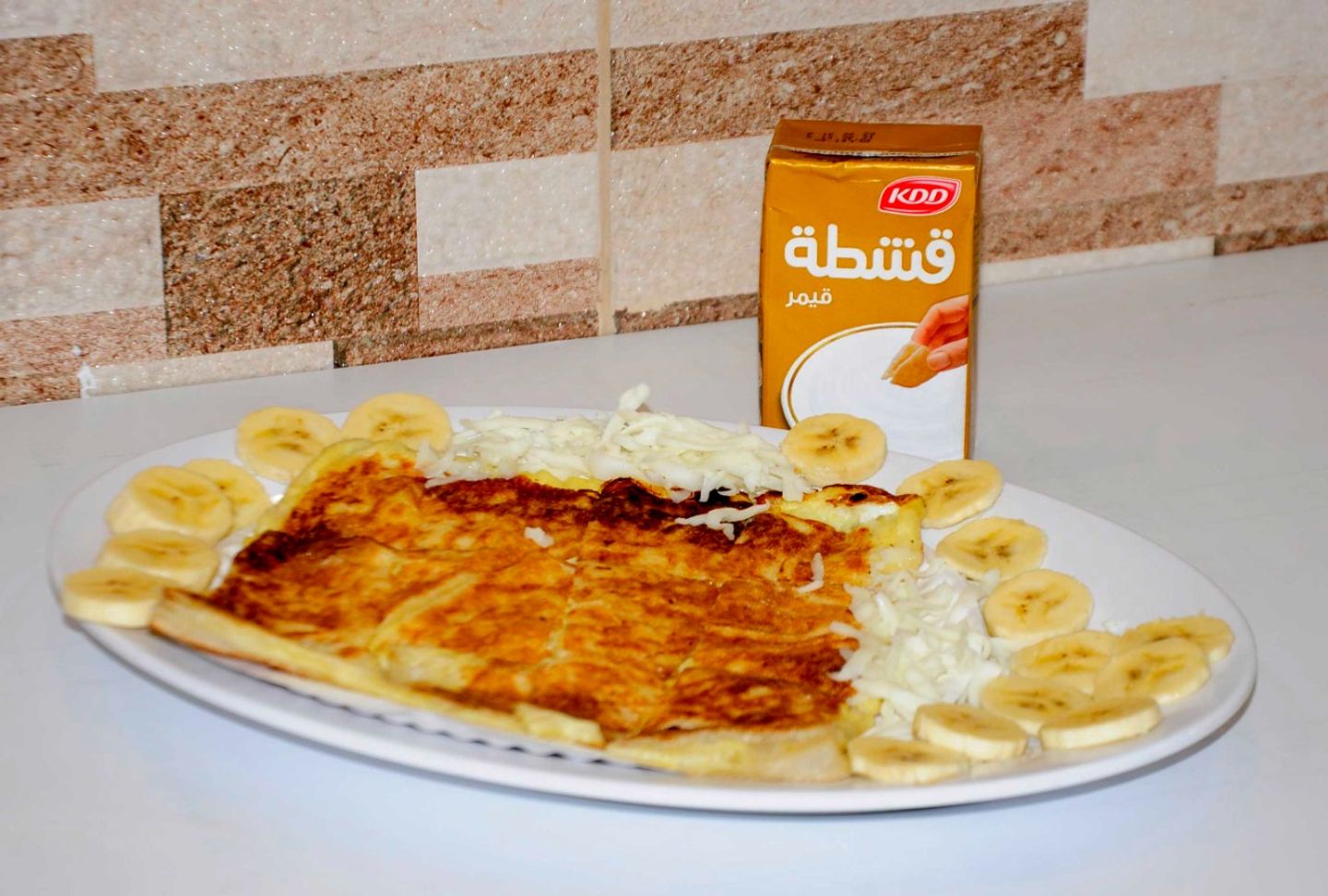 مطبق حلو بالقشطة