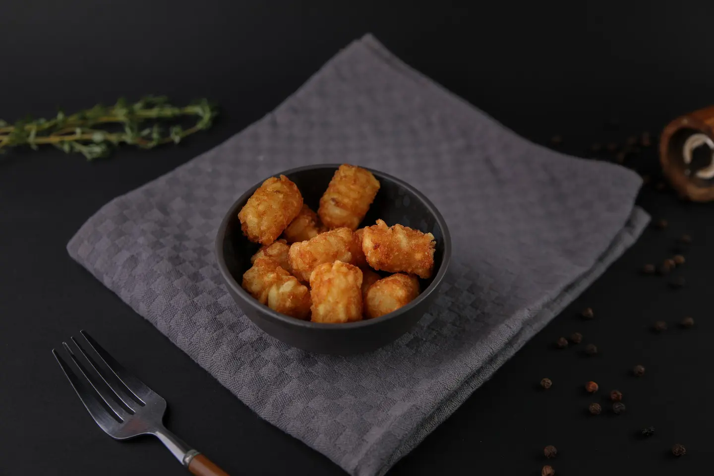 طبق بطاطس مكعبات