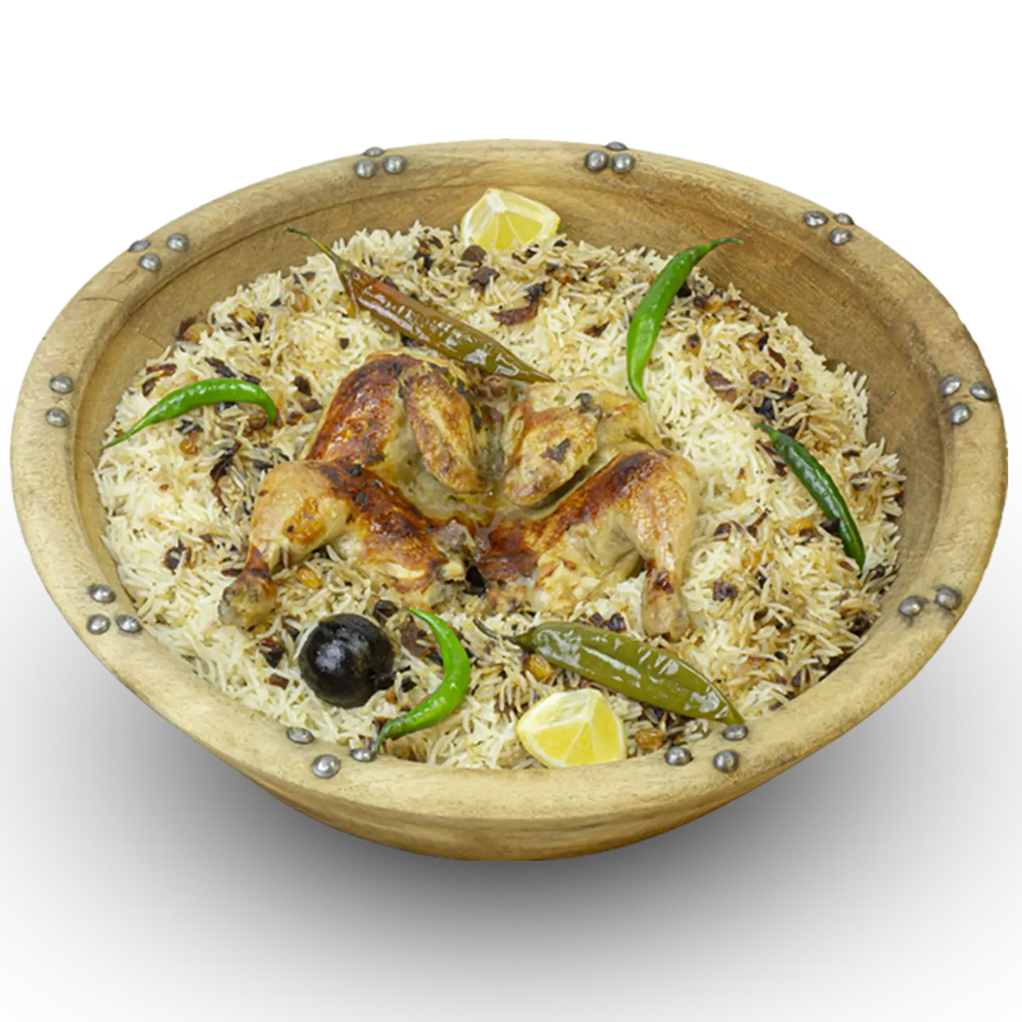 حبة محمر مع رز مزة ابيض