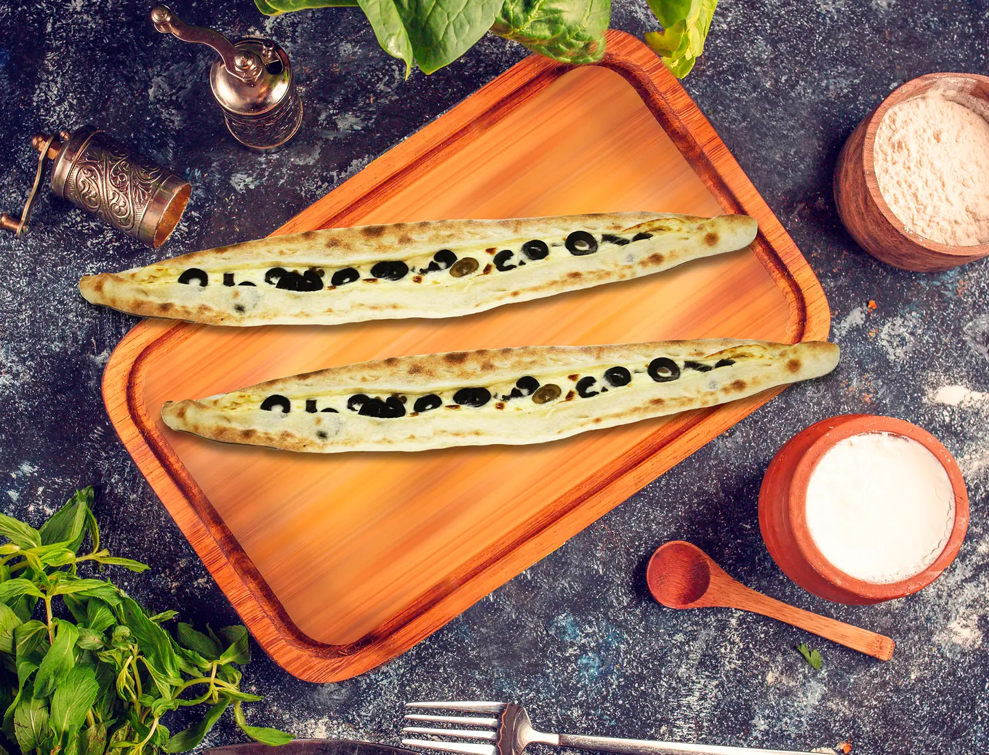 Cheese Pie With Olives