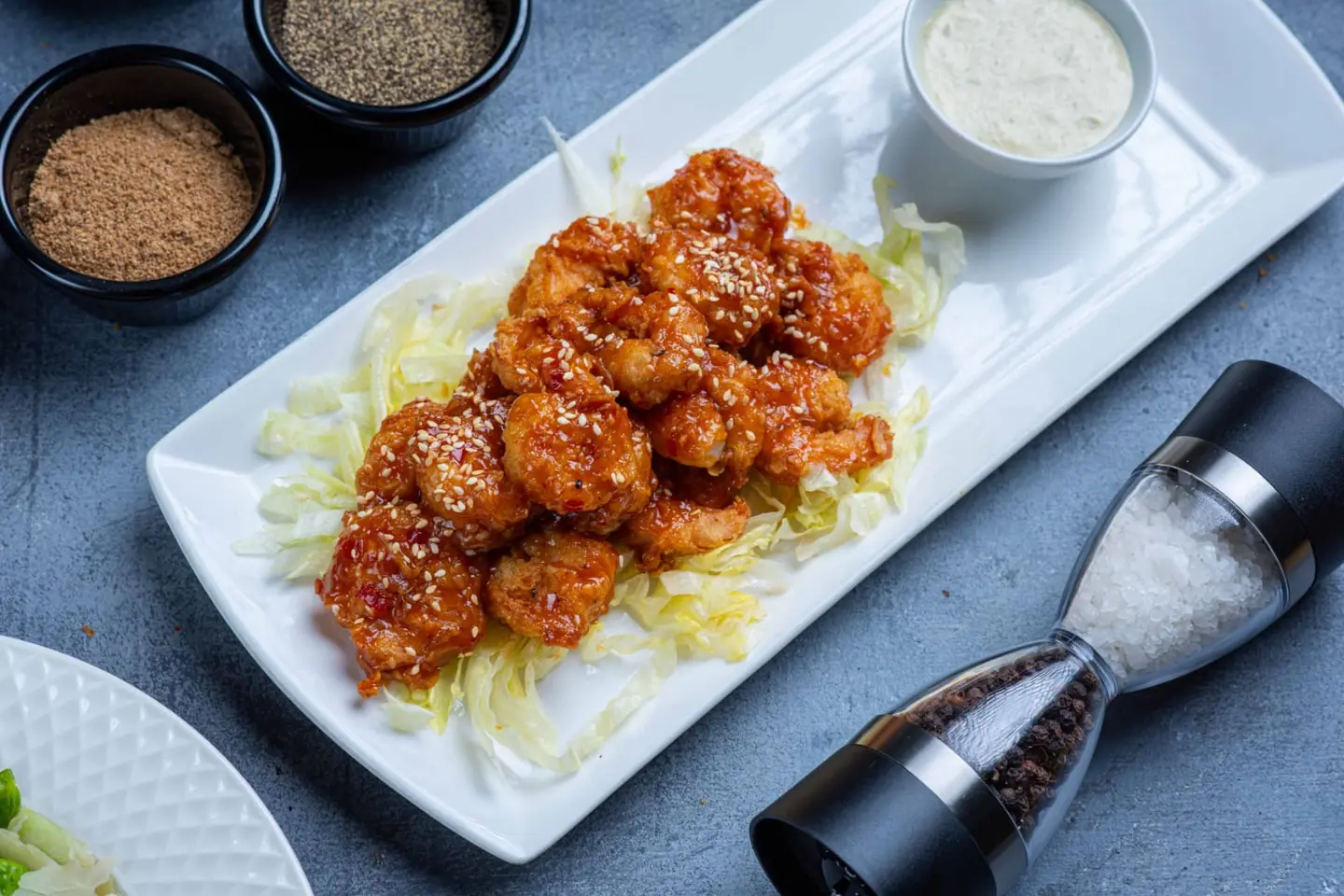 Fried Shrimp Scampi