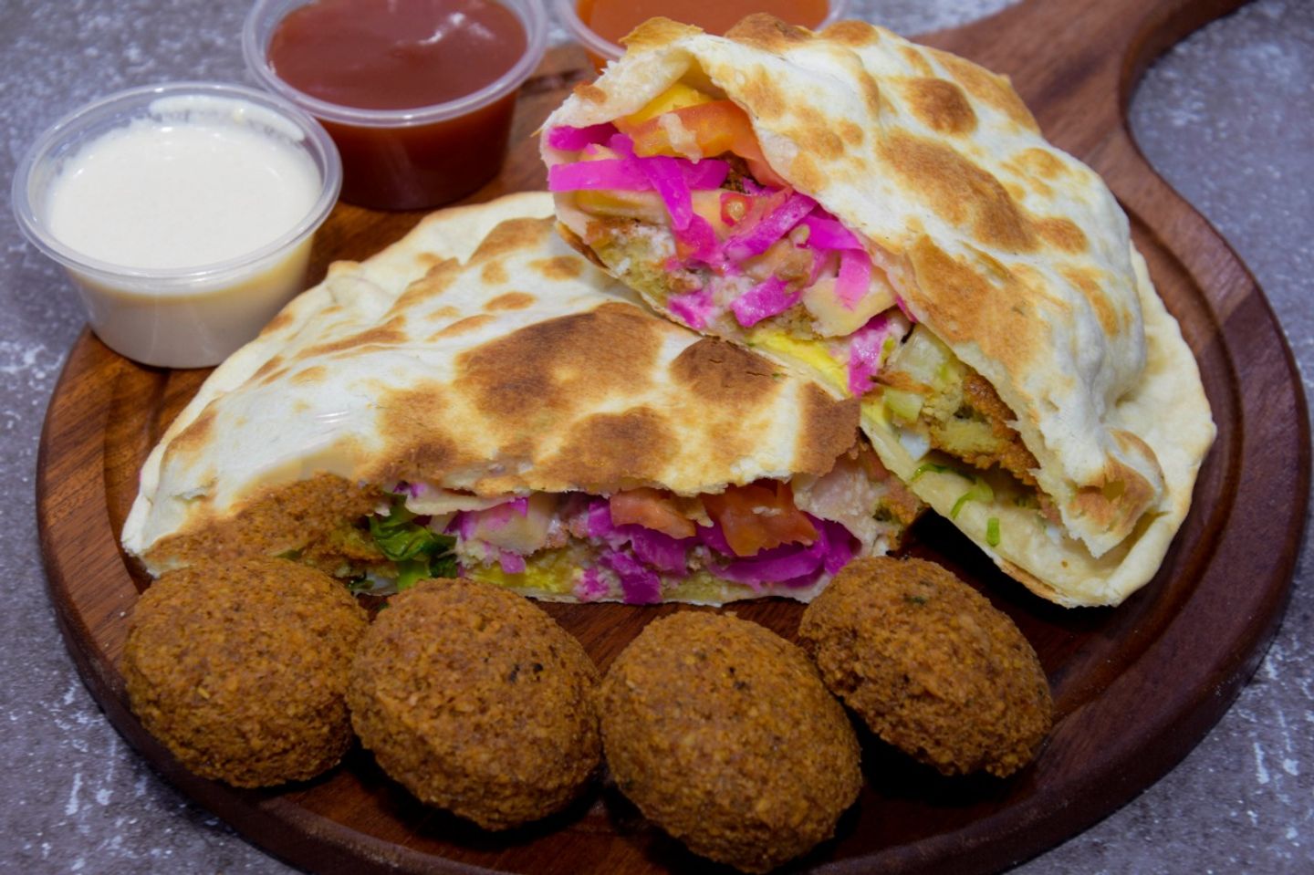 فطيرة فلافل