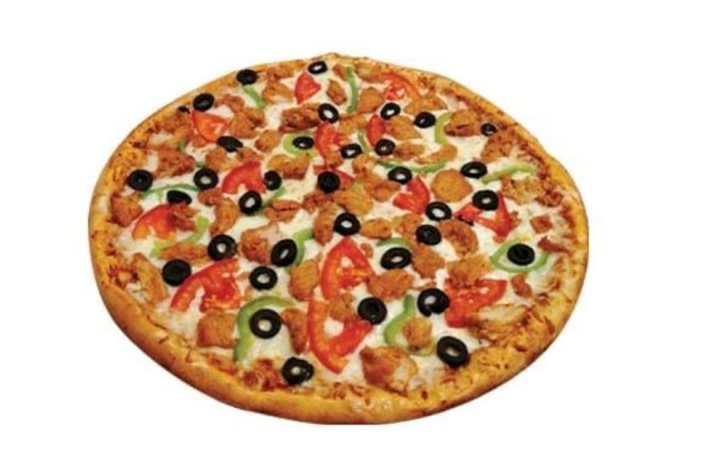 Pepperoni Chicken Pieces Pizza