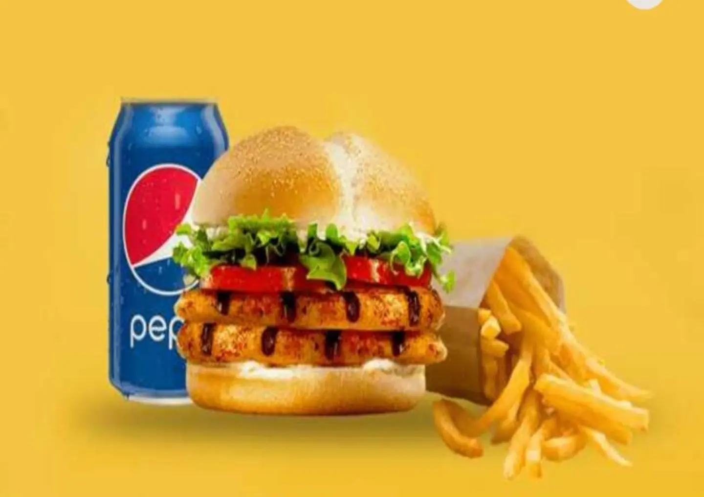 Double Meat Burger Meal