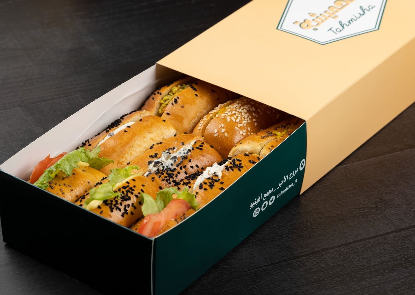 ميني بريوش ساندوتش ١٢ قطعة