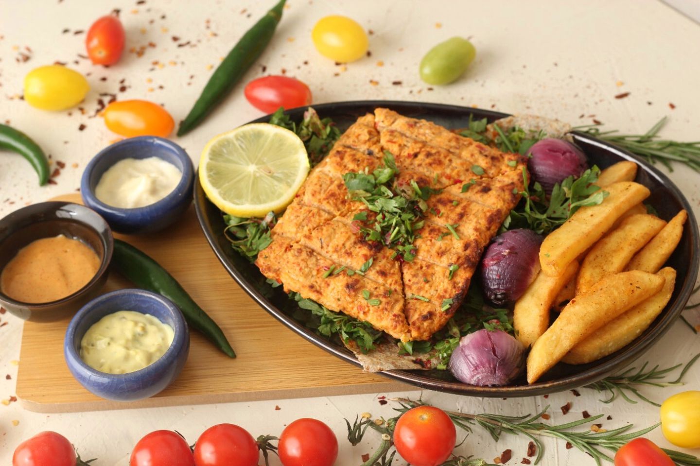 كباب دجاج بحشوة الجبن