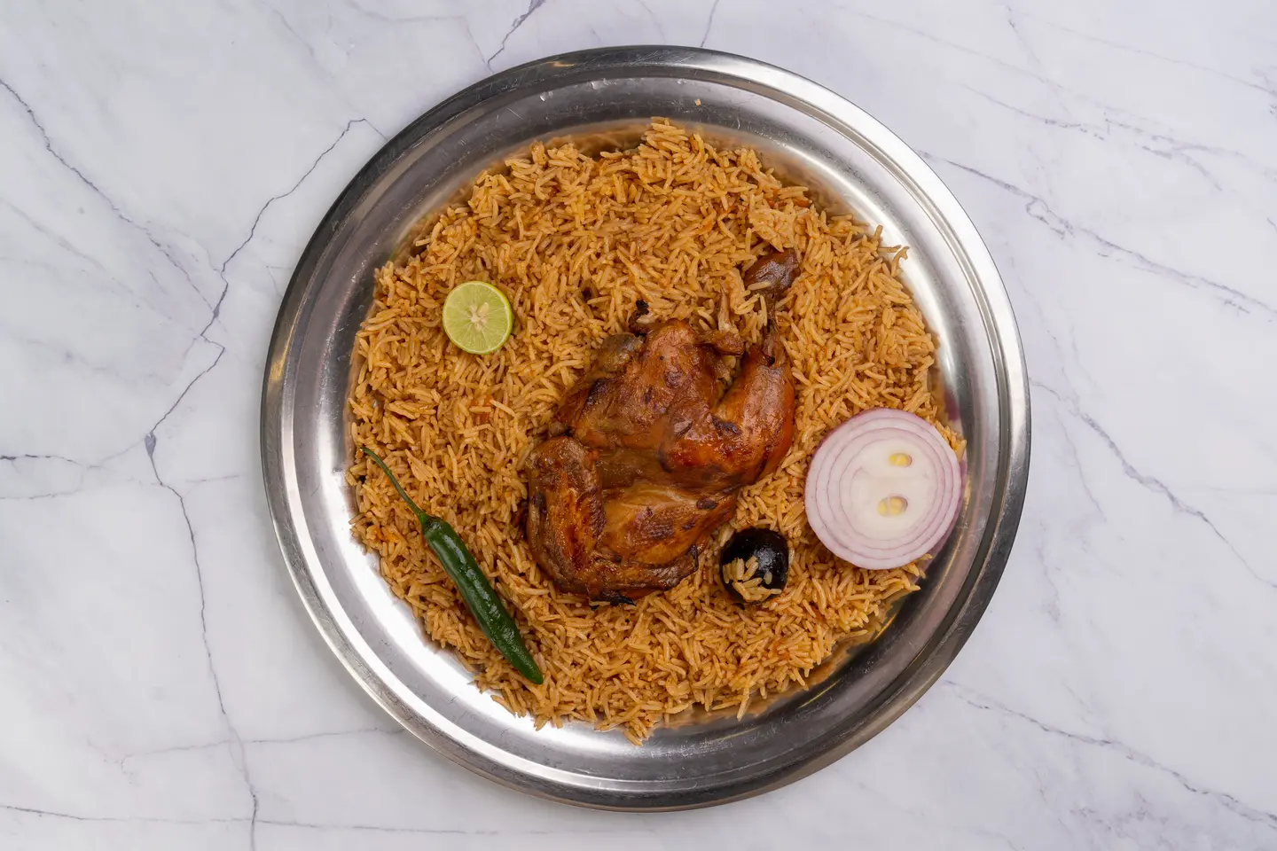دجاج بخاري محمر - حبة