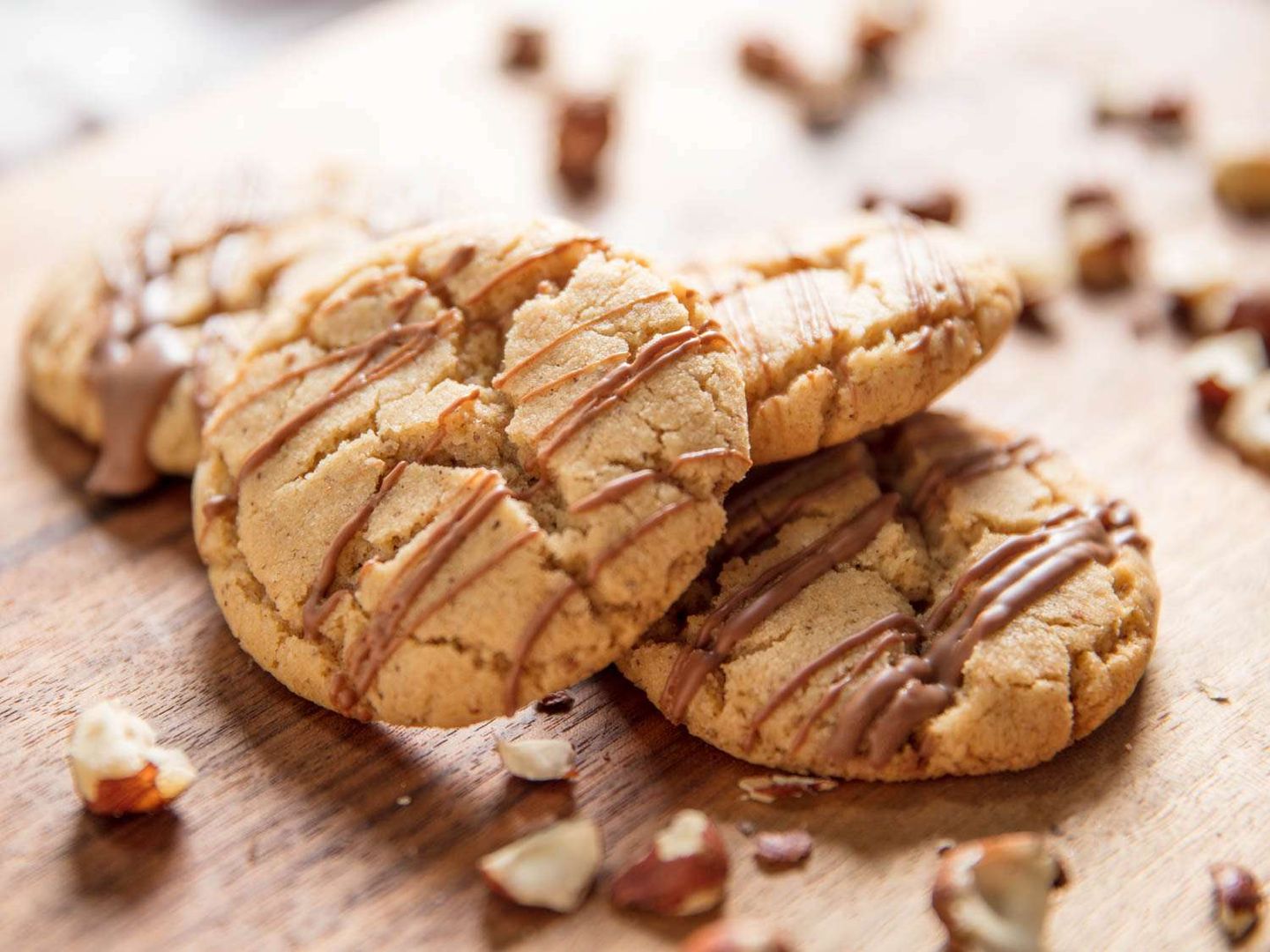 Cookies With Hazelnut And Chocolate