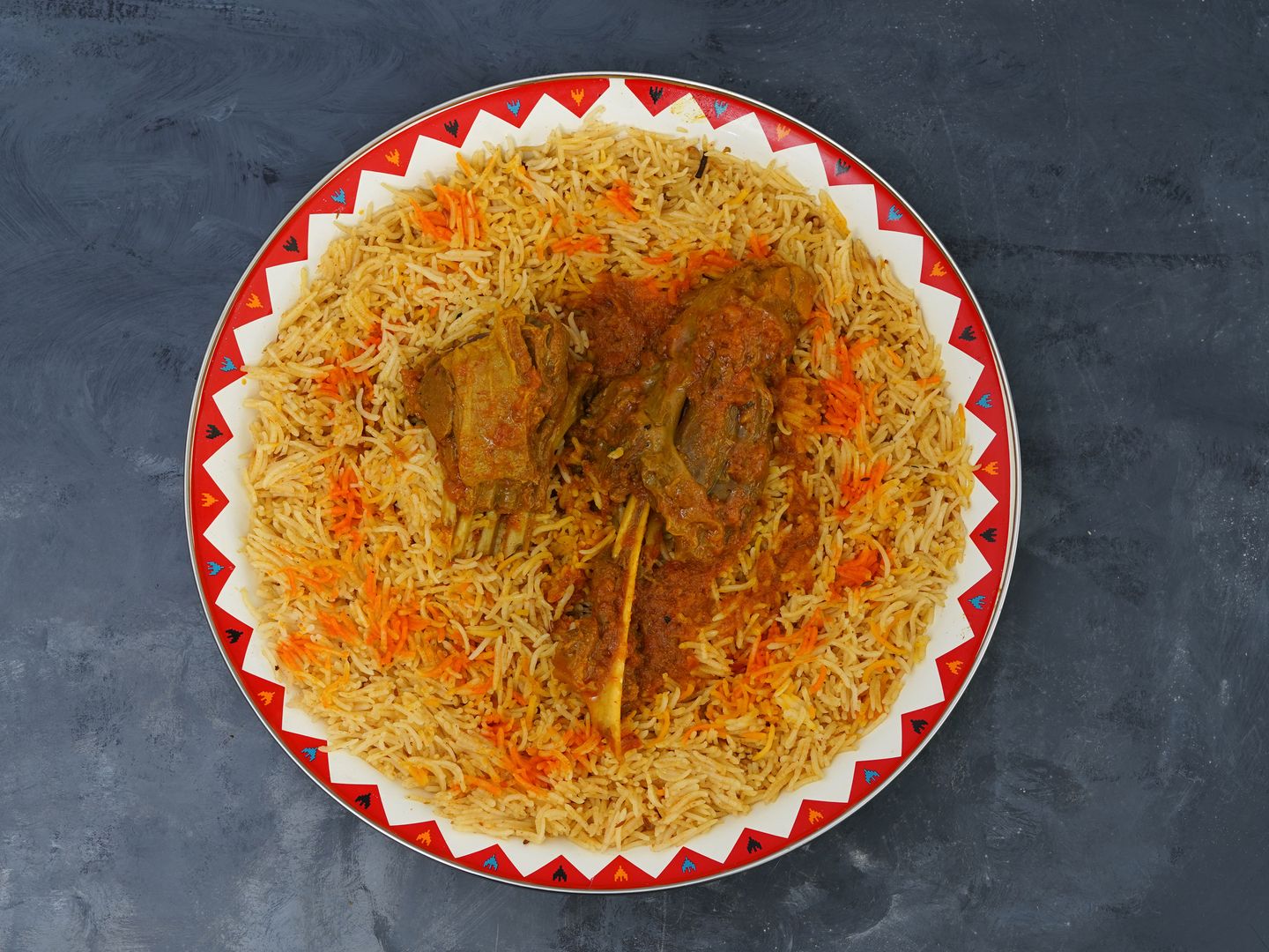 لحم برياني نص نفر