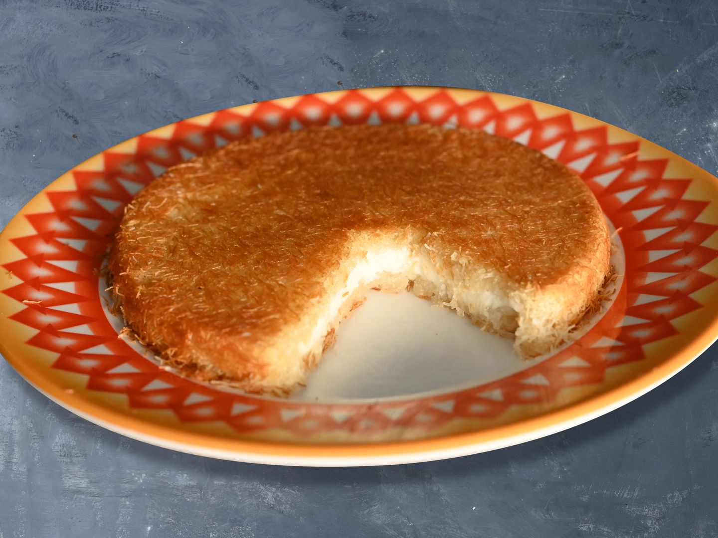 كنافة بالقشطة