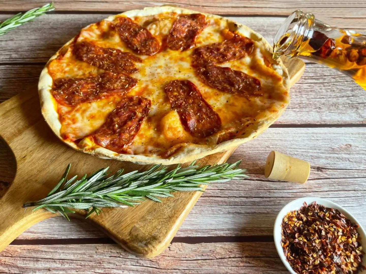Italian Salami Pizza