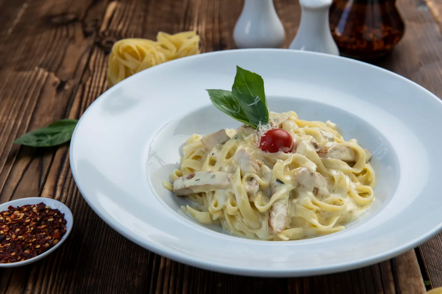 Fettuccine De Pollo