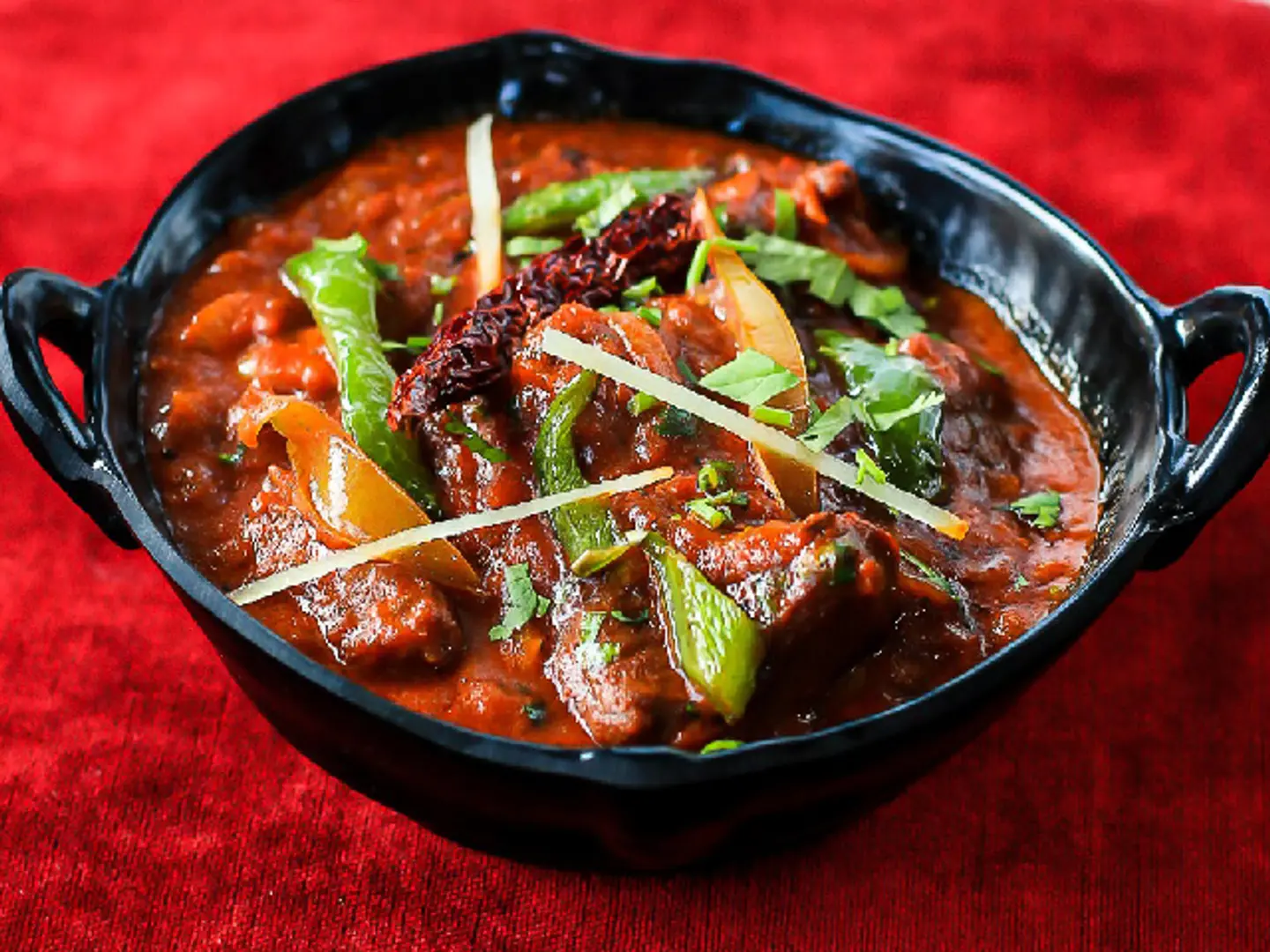Mutton Kadai .(Boneless)