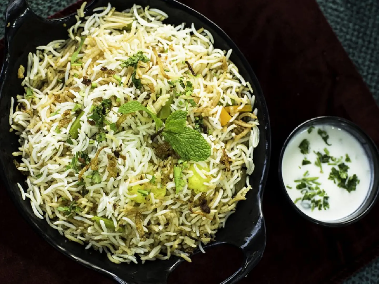Vegetable Biryani.