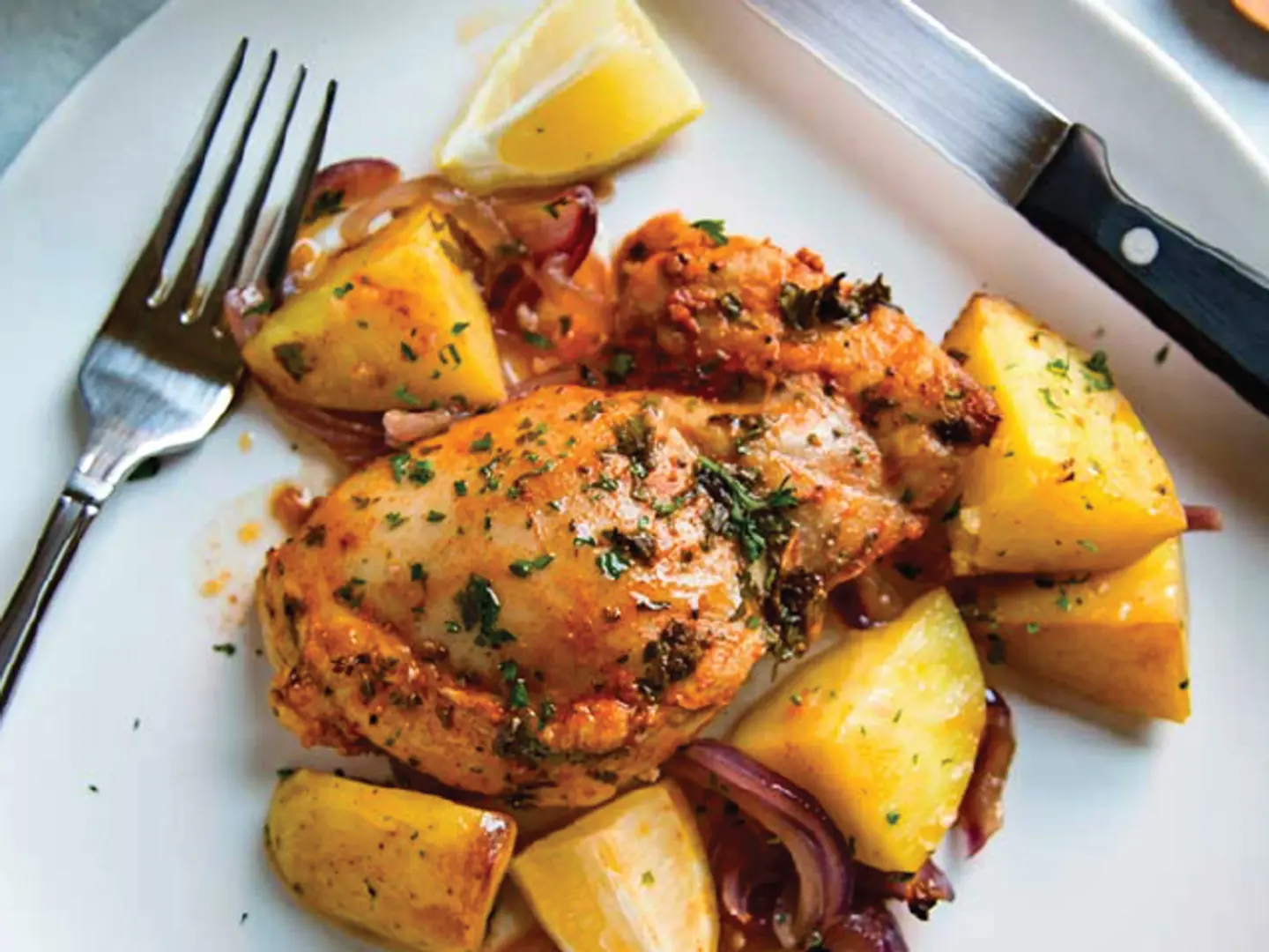 Baked Potato With Chicken