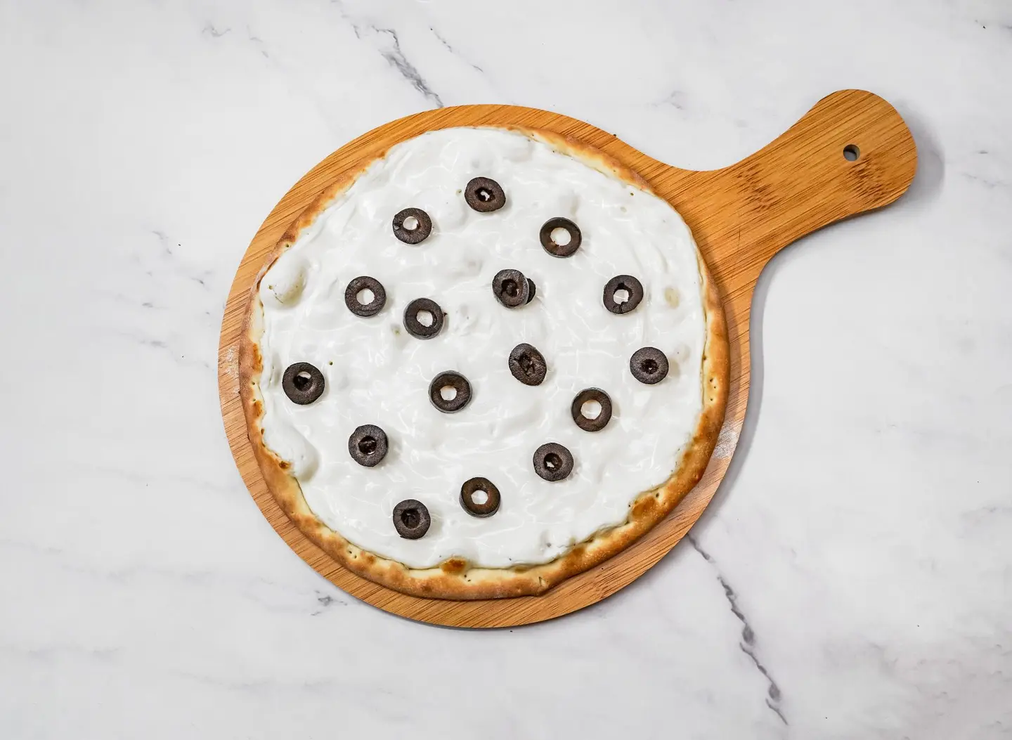 Labneh Pie With Olives