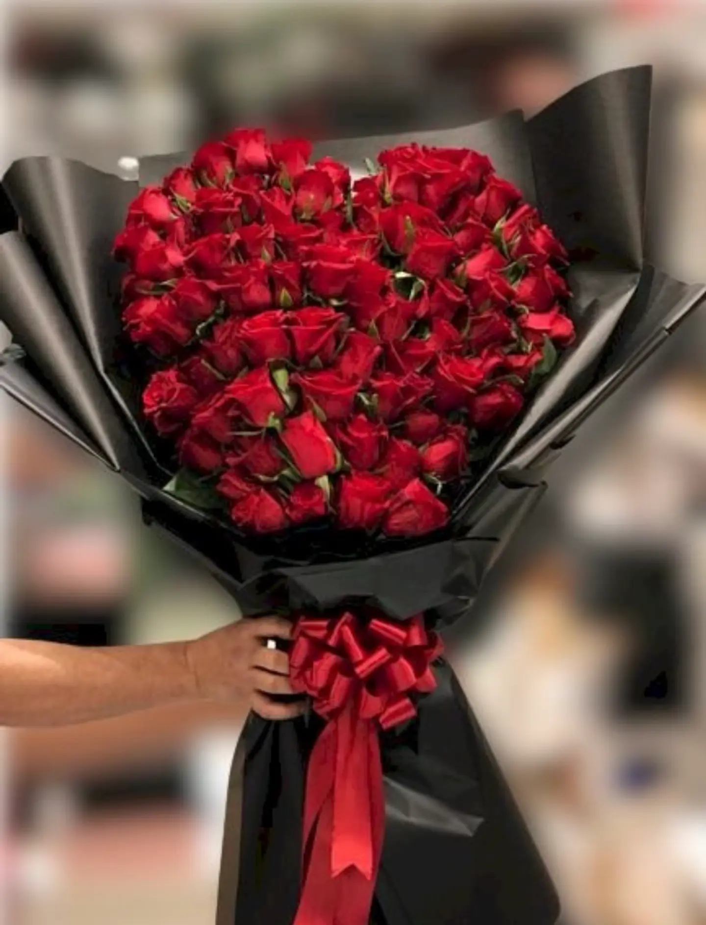 Red Heart Bouquet