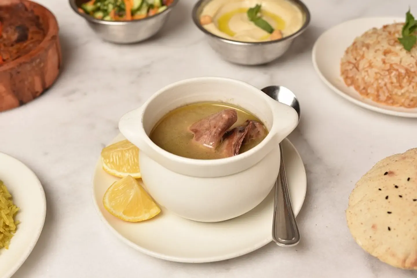 شوربة حمام بالفريك