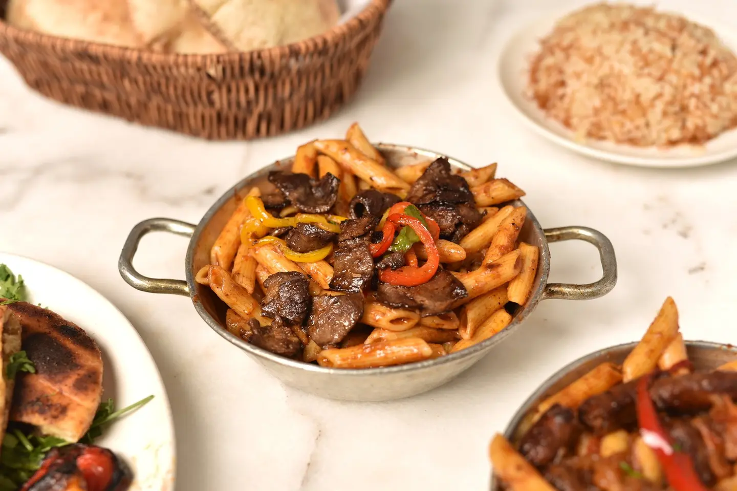 مكرونة بالكبدة