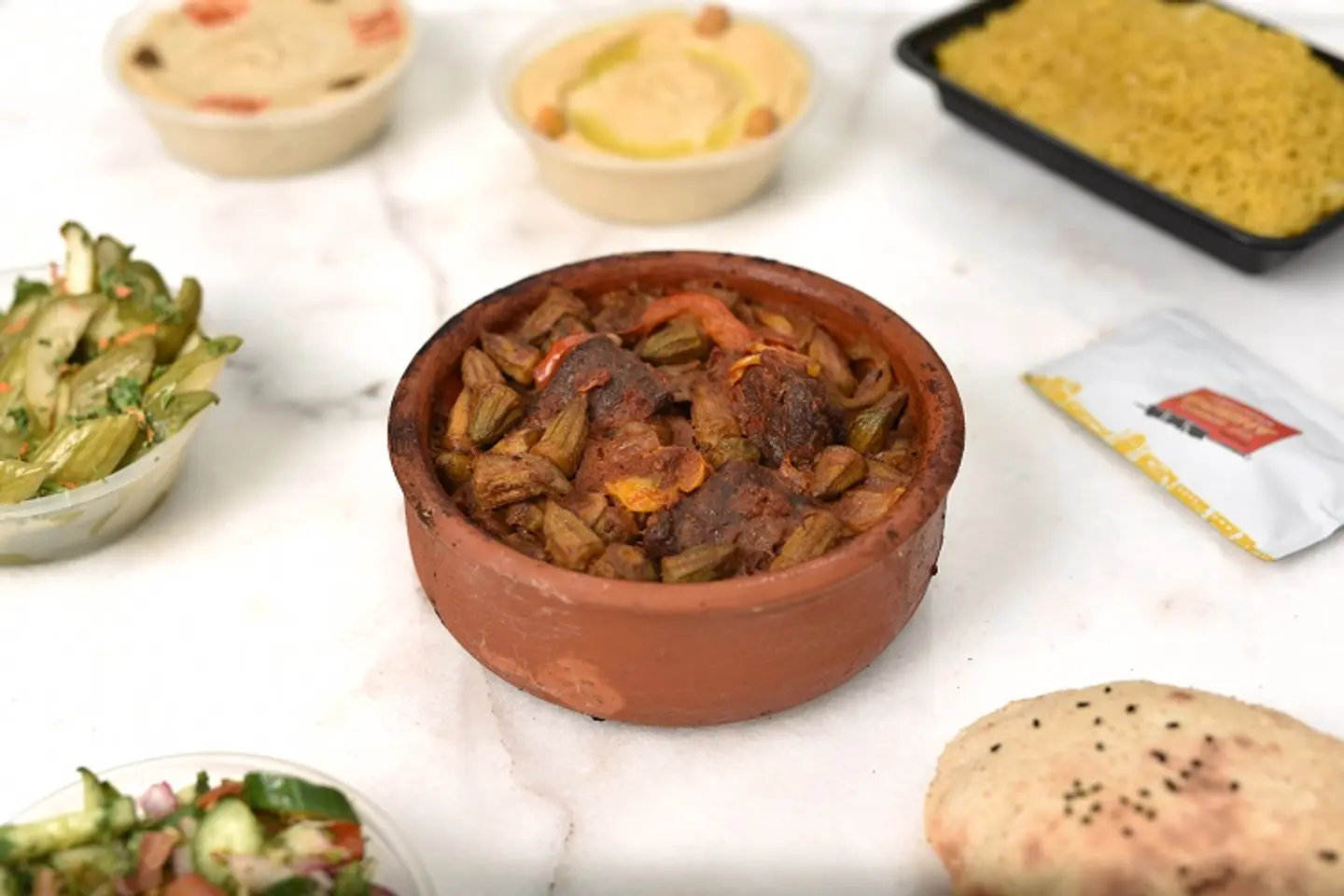 طاجن بامية
