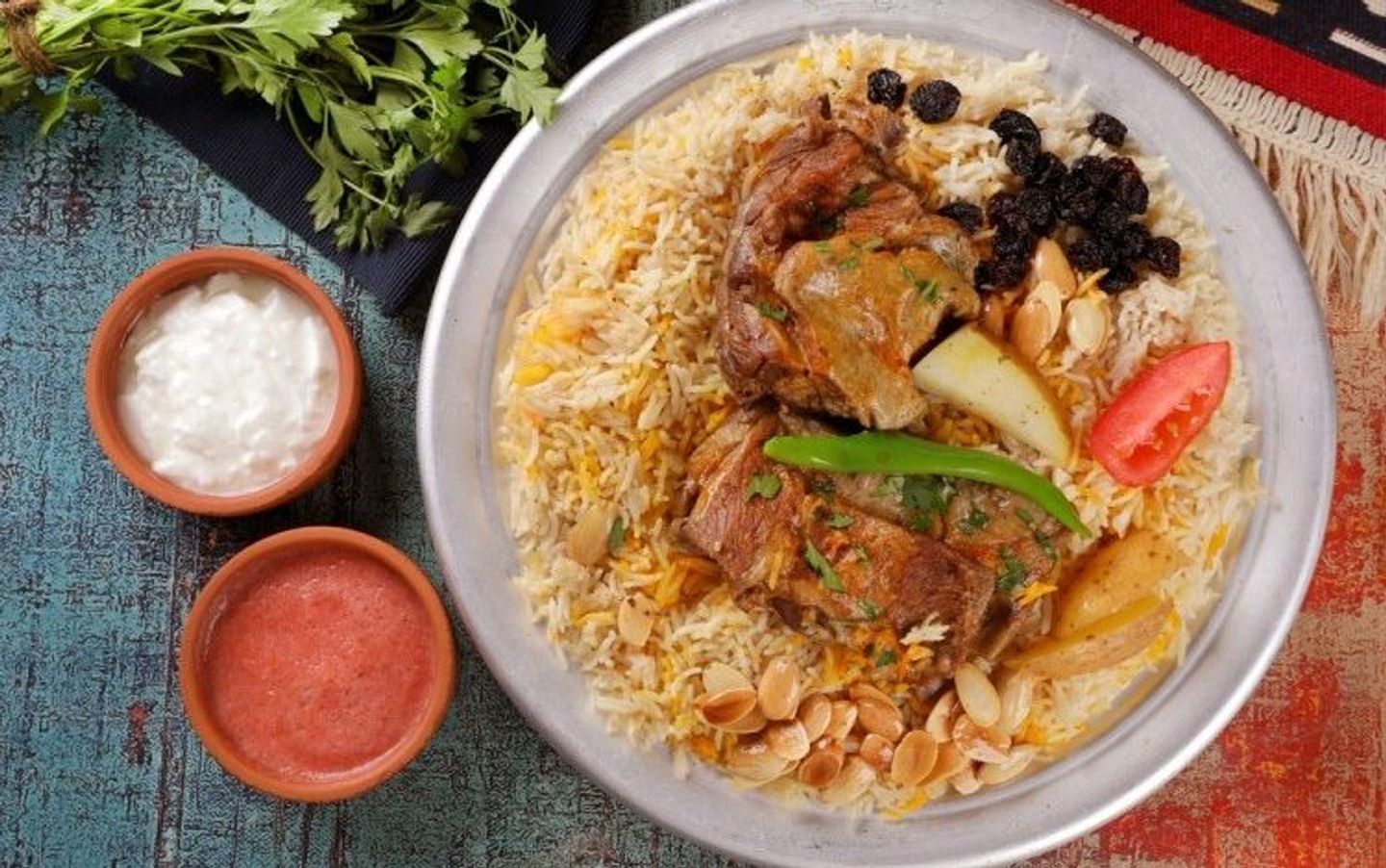 Large Meat With Pishawari Rice