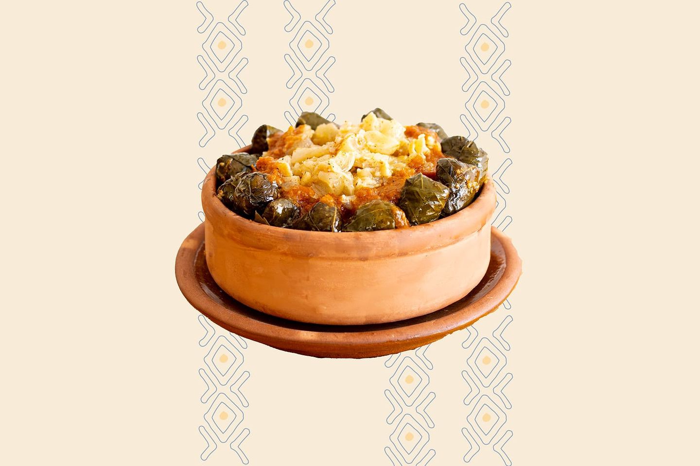 فتة ورق عنب بالكوارع