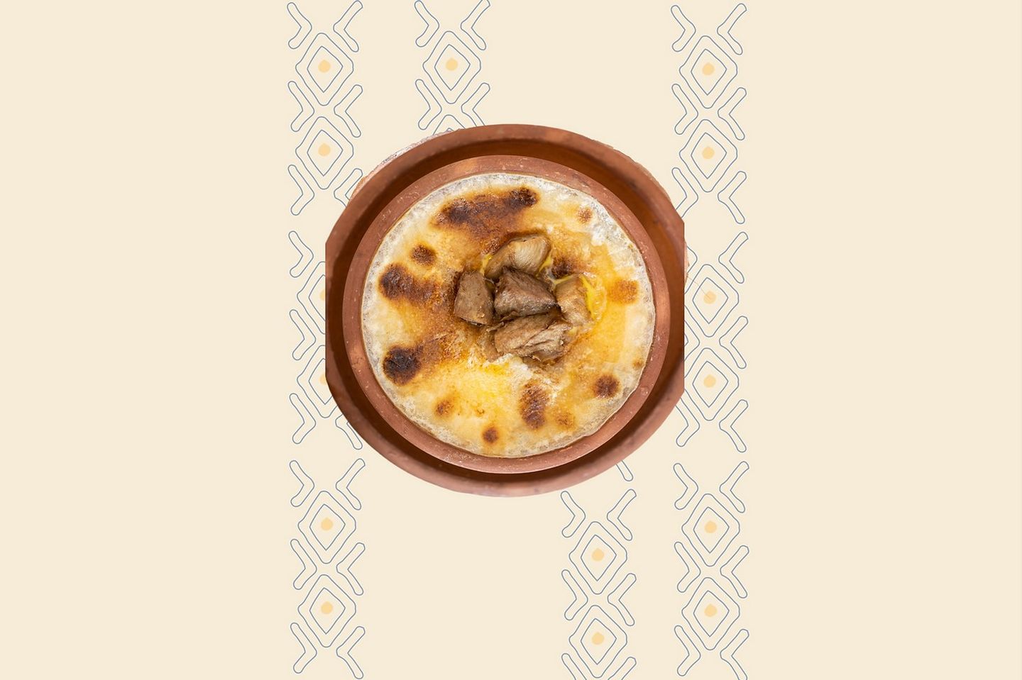 طاجن رز معمر باللحمة البتلو