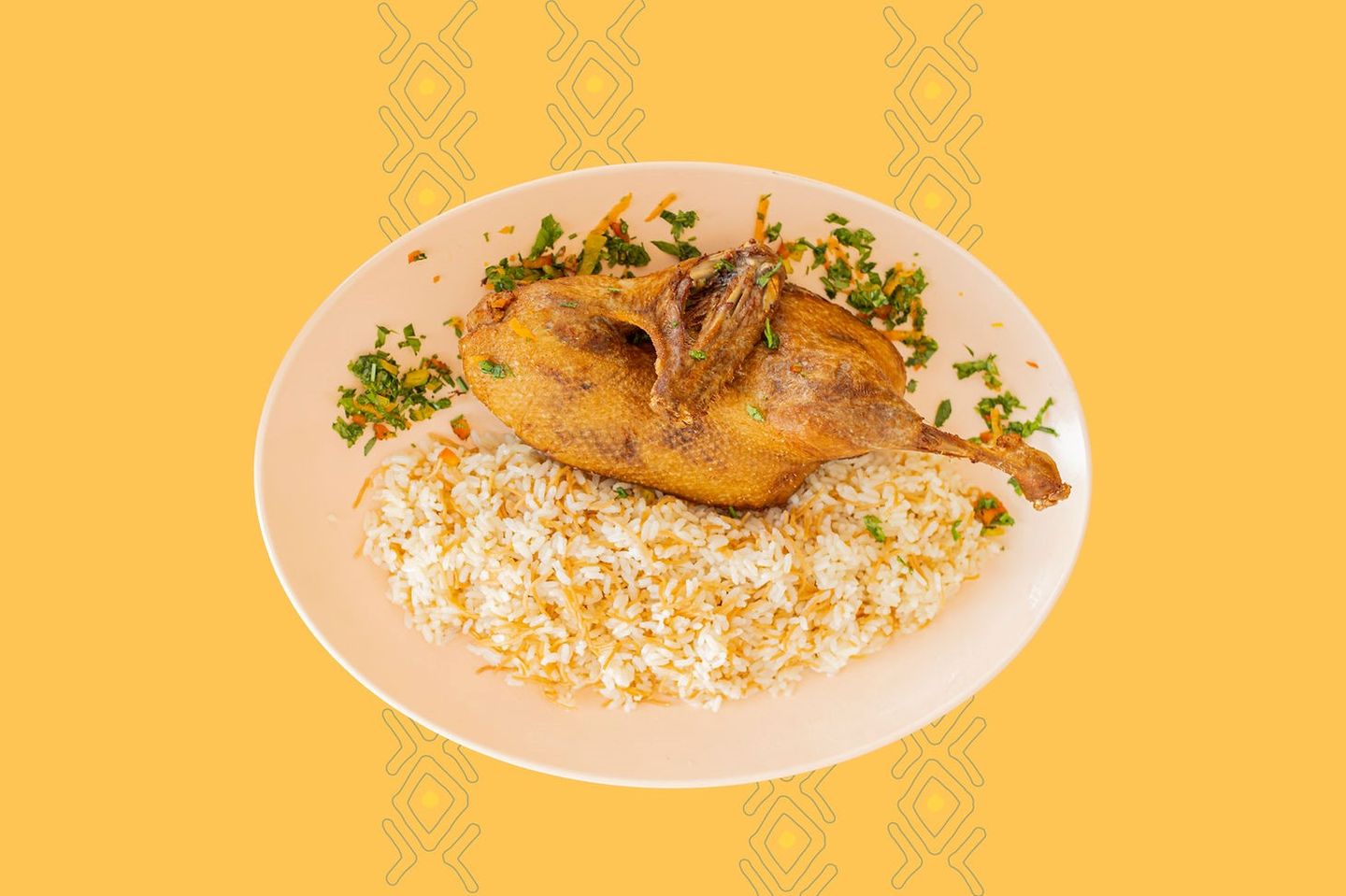 نصف بطة محمرة