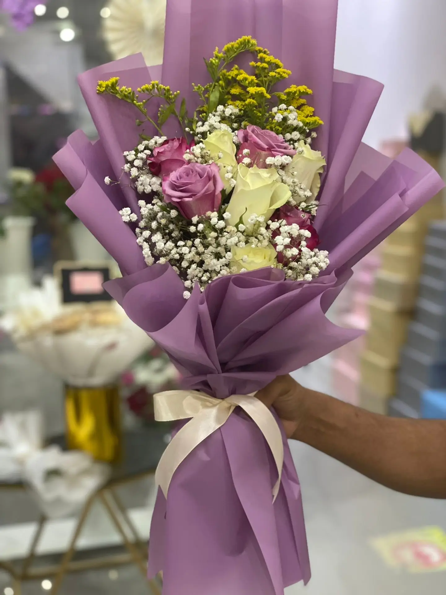 جوري مكس ابيض وموف