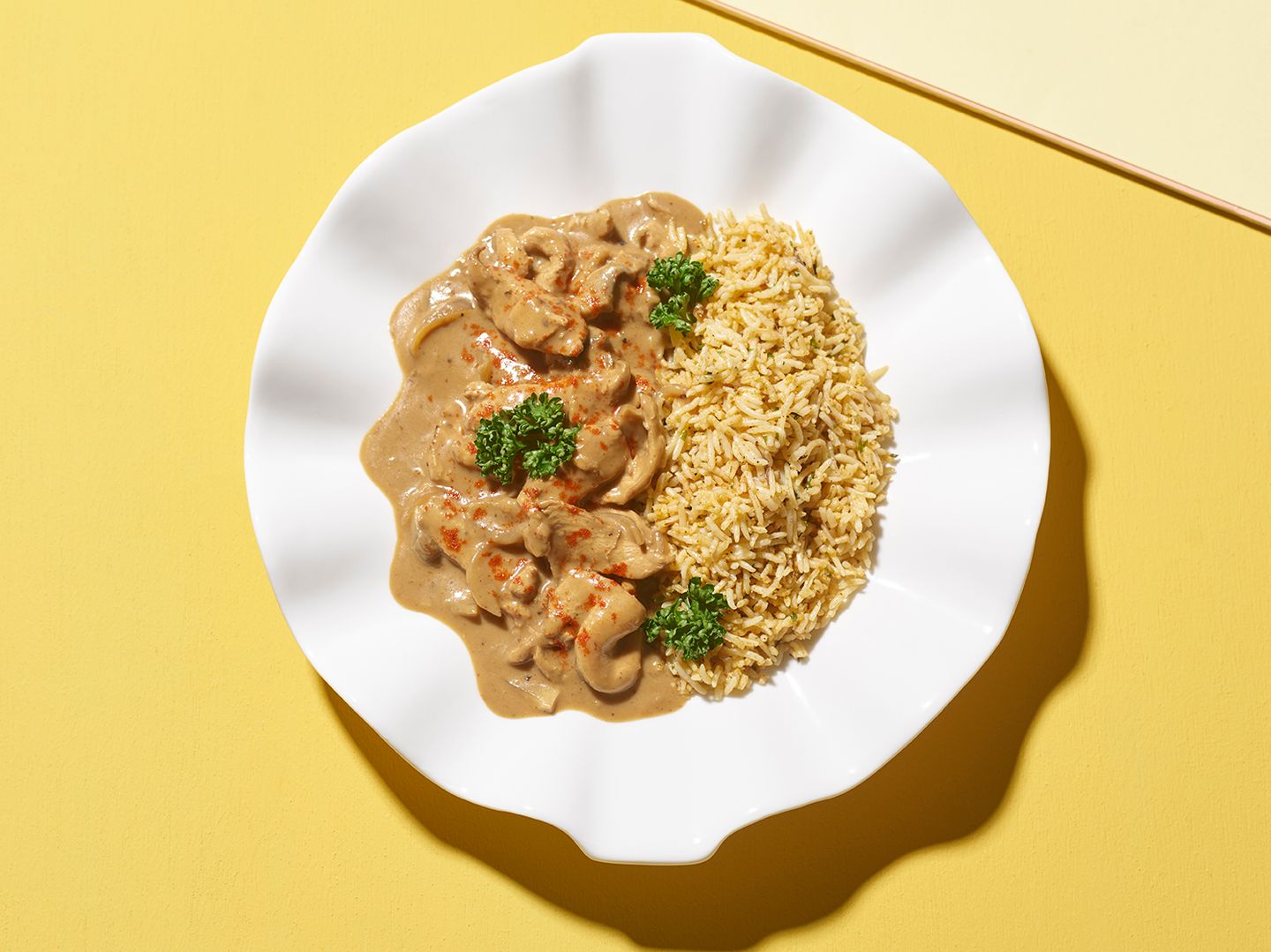 Chicken Stroganoff W Rice