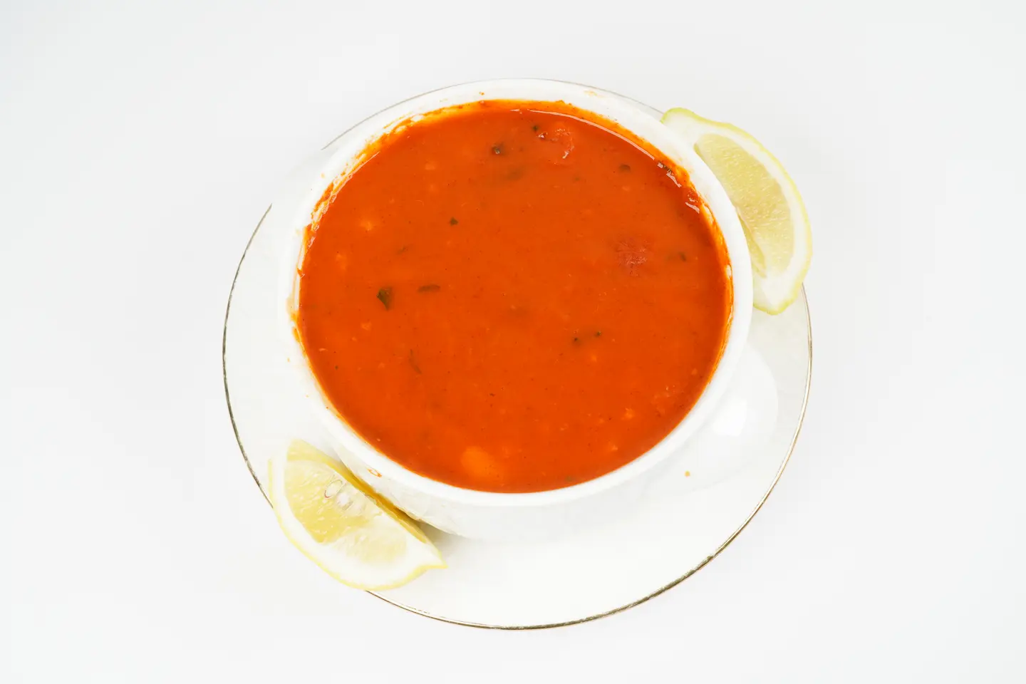 Fish Cream Soup With Tomatoes