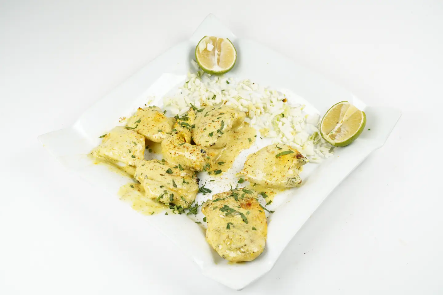 Chicken Kebab With Cream And Cashews