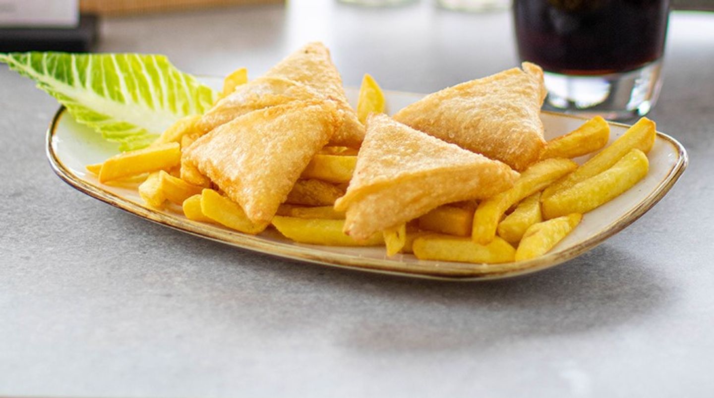سمبوسه الجبن مع البطاطس