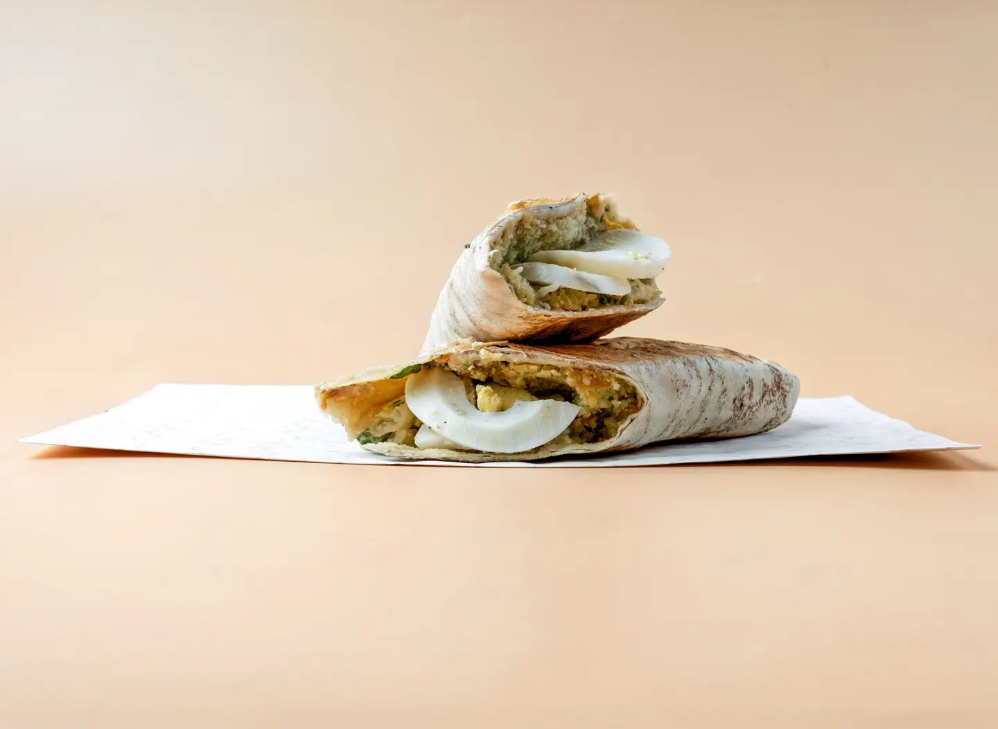 Cheese Egg Falafel Pie