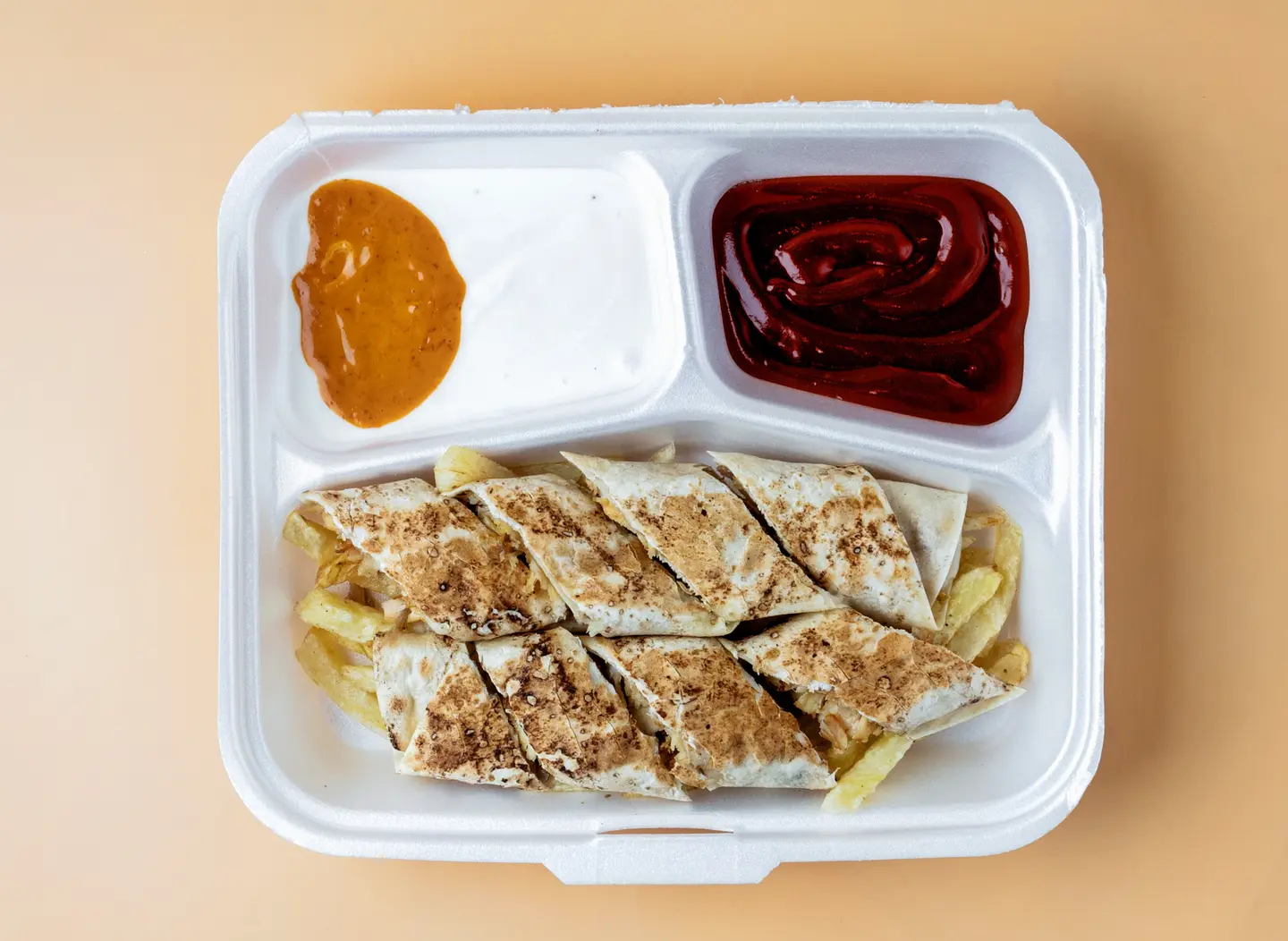 صحن شاورما عربي