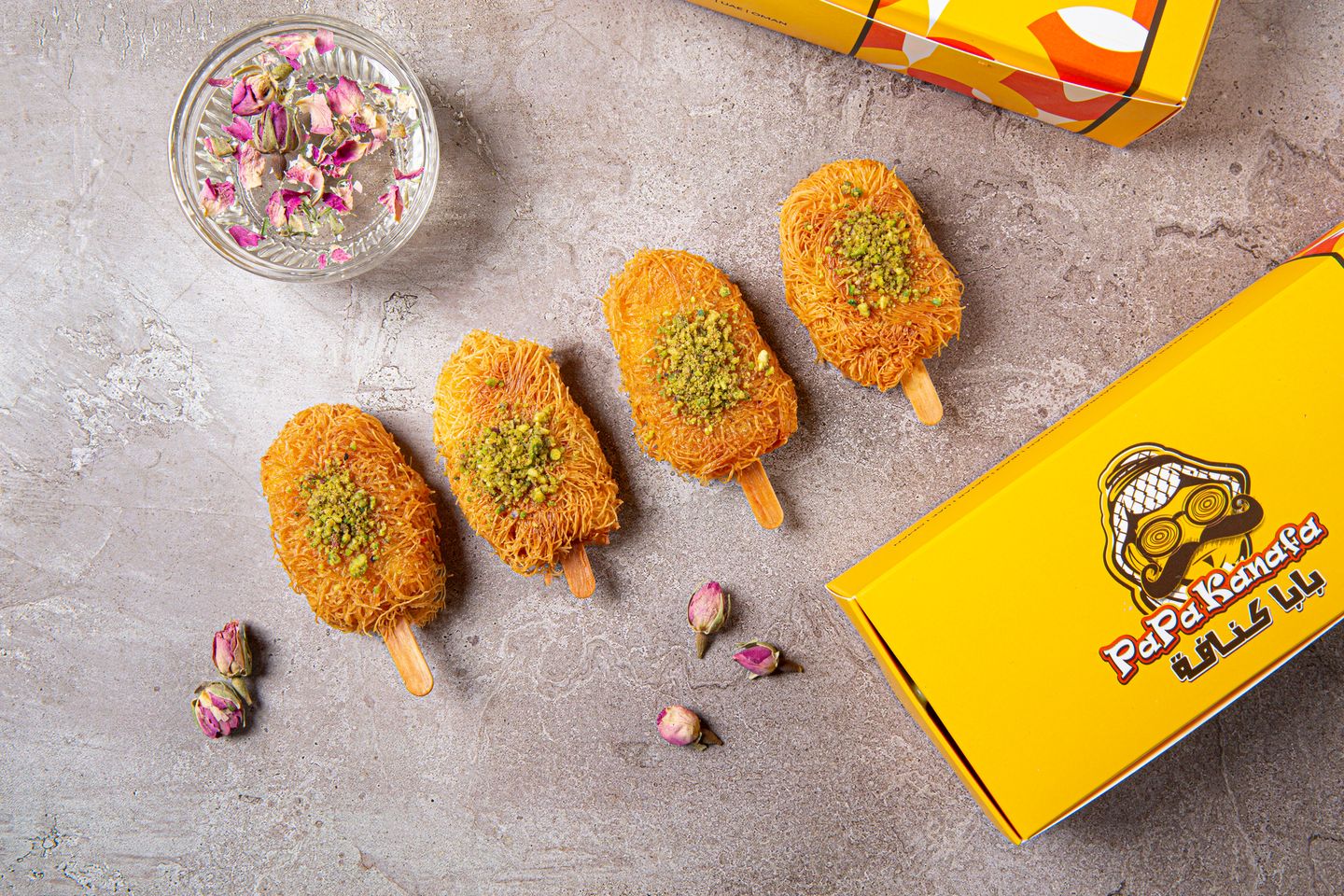 كنافة بوعود جبن 4 حبات