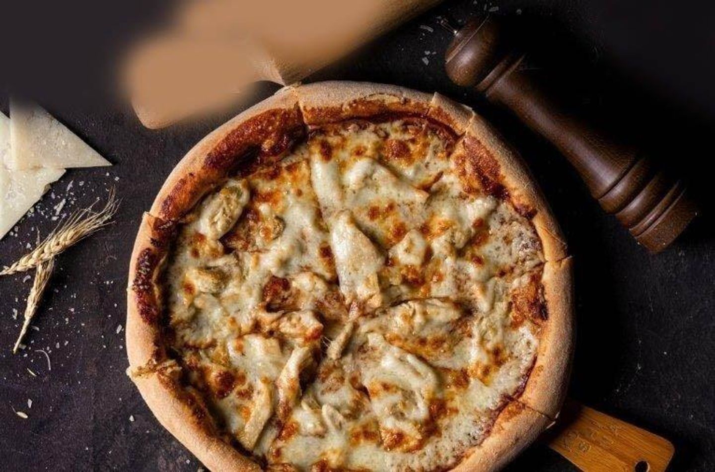 بيتزا دجاج مع الباربكيو - صغير