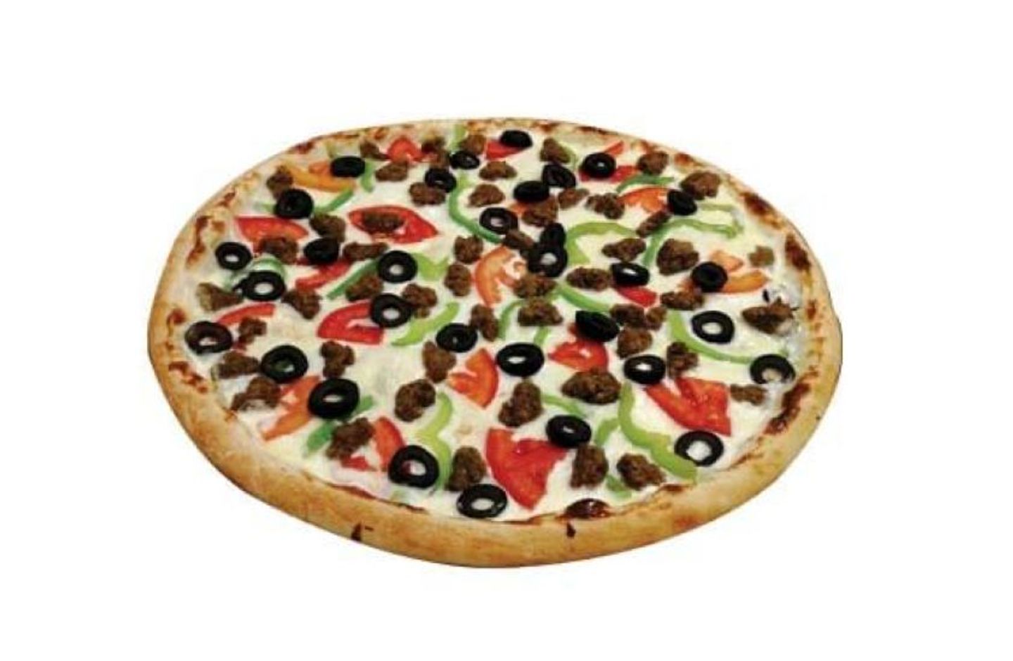 Meat Slice Pizza With Liquid Cheese